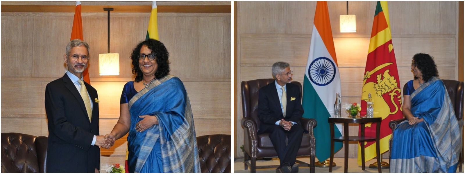 Sri Lankan PM Harini Meets Indian EAM Jaishankar